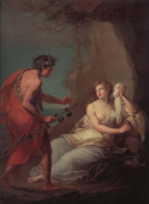 Angelika Kauffmann Bacchus entdeckt die von Theseus Verlasene Ariadne auf Naxos Spain oil painting art